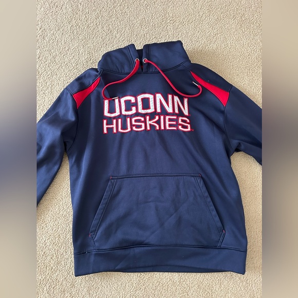 UConn Huskies Hoodie with Fleece Interior - Picture 2 of 6